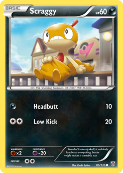 Scraggy z edície Plasma Storm, karta č.85