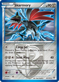 Skarmory z edície Plasma Storm, karta č.87