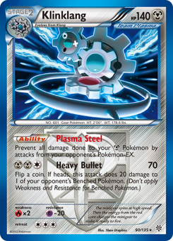 Klinklang z edície Plasma Storm, karta č.90