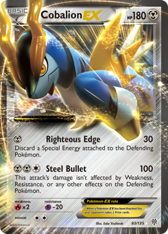 Cobalion-EX z edície Plasma Storm, karta č.93