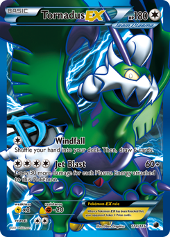 Tornadus-EX z edície Plasma Freeze, karta č.114