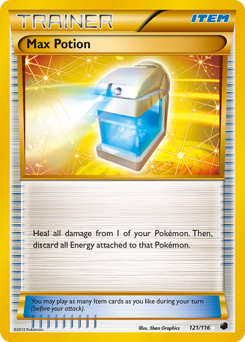 Max Potion z edície Plasma Freeze, karta č.121