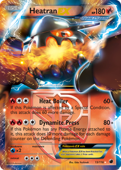 Heatran-EX z edície Plasma Freeze, karta č.13