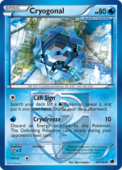 Cryogonal z edície Plasma Freeze, karta č.30