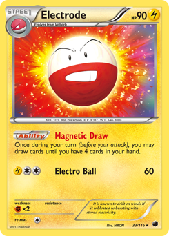 Electrode z edície Plasma Freeze, karta č.33