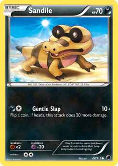 Sandile z edície Plasma Freeze, karta č.68