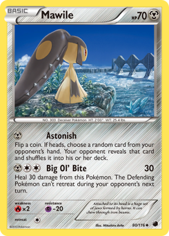 Mawile z edície Plasma Freeze, karta č.80