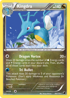 Kingdra z edície Plasma Freeze, karta č.84