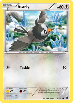Starly z edície Plasma Freeze, karta č.95