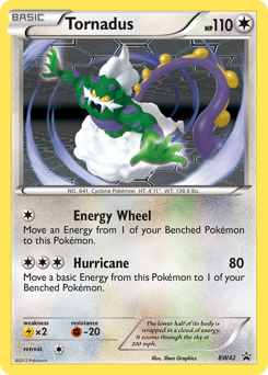 Tornadus z edície BW Black Star Promos, karta č.BW42