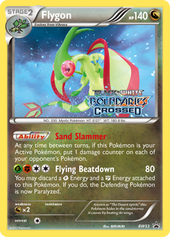 Flygon z edície BW Black Star Promos, karta č.BW53