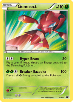 Genesect z edície BW Black Star Promos, karta č.BW99