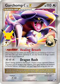 Garchomp C LV.X z edície Celebrations: Classic Collection, karta č.145
