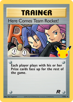Here Comes Team Rocket! z edície Celebrations: Classic Collection, karta č.15