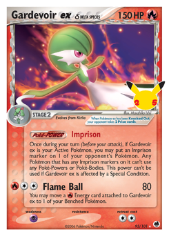 Gardevoir ex δ z edície Celebrations: Classic Collection, karta č.93
