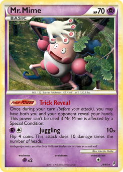 Mr. Mime z edície Call of Legends, karta č.29
