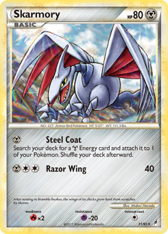 Skarmory z edície Call of Legends, karta č.31