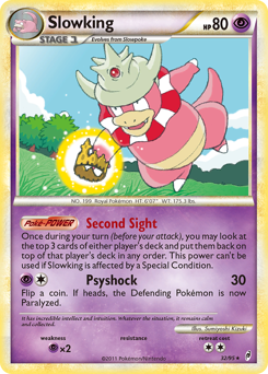 Slowking z edície Call of Legends, karta č.32