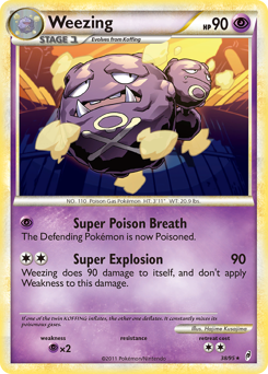 Weezing z edície Call of Legends, karta č.38