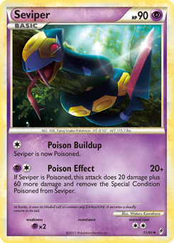 Seviper z edície Call of Legends, karta č.51