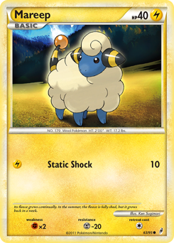 Mareep z edície Call of Legends, karta č.63