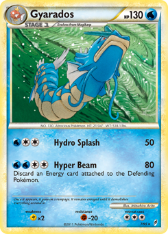 Gyarados z edície Call of Legends, karta č.7