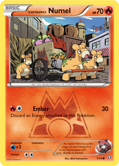 Team Magma's Numel z edície Double Crisis, karta č.1