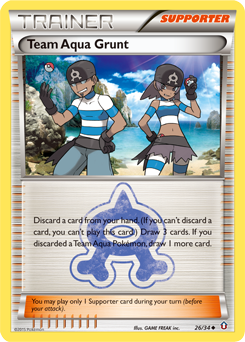 Team Aqua Grunt z edície Double Crisis, karta č.26