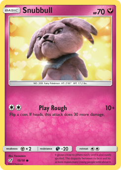 Snubbull z edície Detective Pikachu, karta č.15