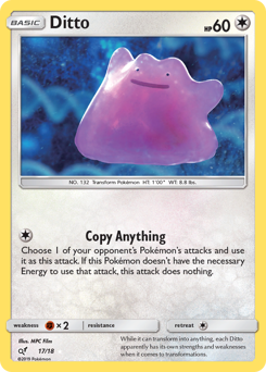 Ditto z edície Detective Pikachu, karta č.17