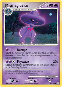 Mismagius z edície Diamond & Pearl, karta č.10