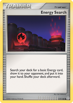 Energy Search z edície Diamond & Pearl, karta č.117