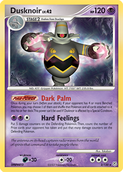 Dusknoir z edície Diamond & Pearl, karta č.2