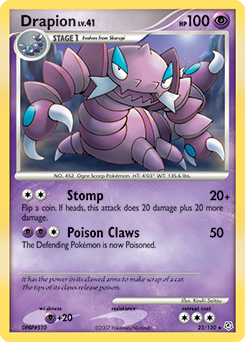 Drapion z edície Diamond & Pearl, karta č.23