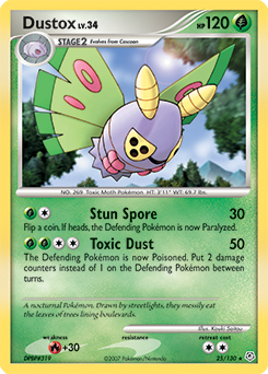 Dustox z edície Diamond & Pearl, karta č.25