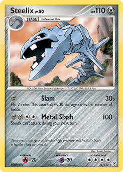 Steelix z edície Diamond & Pearl, karta č.38