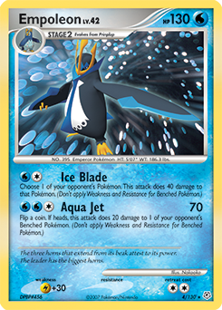 Empoleon z edície Diamond & Pearl, karta č.4