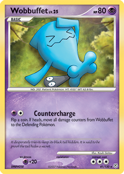 Wobbuffet z edície Diamond & Pearl, karta č.41