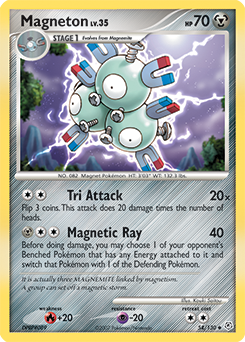 Magneton z edície Diamond & Pearl, karta č.54