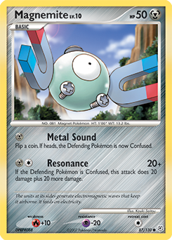 Magnemite z edície Diamond & Pearl, karta č.87