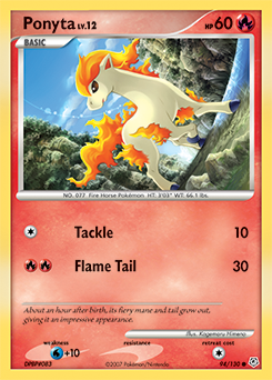 Ponyta z edície Diamond & Pearl, karta č.94