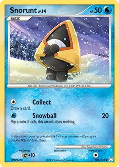 Snorunt z edície Mysterious Treasures, karta č.100
