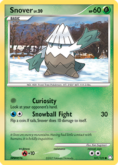 Snover z edície Mysterious Treasures, karta č.101