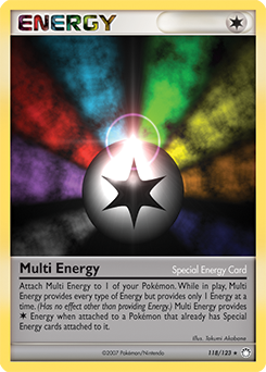 Multi Energy z edície Mysterious Treasures, karta č.118