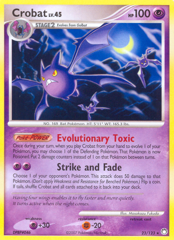 Crobat z edície Mysterious Treasures, karta č.23