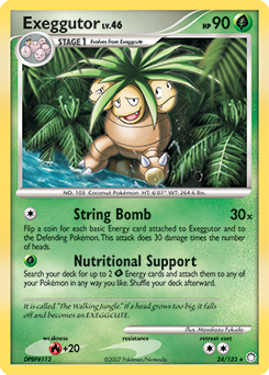 Exeggutor z edície Mysterious Treasures, karta č.24