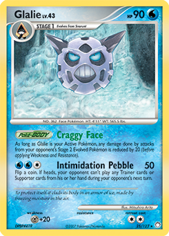 Glalie z edície Mysterious Treasures, karta č.25