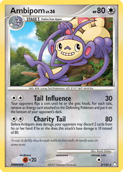 Ambipom z edície Mysterious Treasures, karta č.3