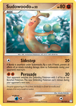Sudowoodo z edície Mysterious Treasures, karta č.35