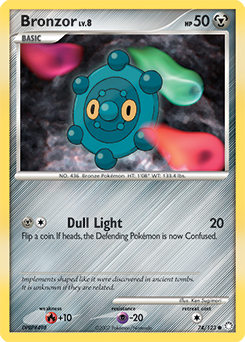 Bronzor z edície Mysterious Treasures, karta č.74